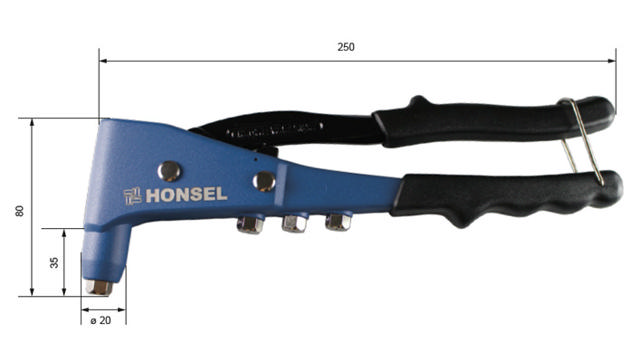 BLINDNAGLETANG HÅND BZ44 VVG HONSEL 