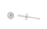 MULTIGRIP BLINDNAGLE MED STORT PANHODE, ALUMINIUM/RUSTFRI
