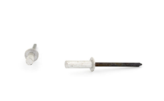TETT BLINDNAGLE MED PANHODE, ALUMINIUM/STÅL