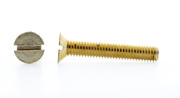 MASKINSKRUE MED SENKHODE OG RETT SPOR DIN 963 MESSING