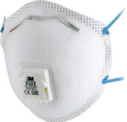 STØVMASKE 8322 FFP2 NR D - 3M M/VENTIL