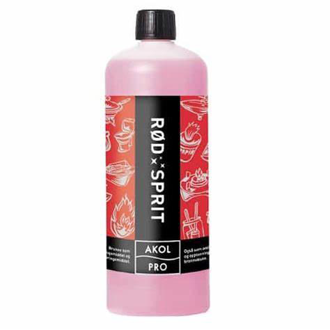 RØDSPRIT 1L - AKOL PRO, FLASKE