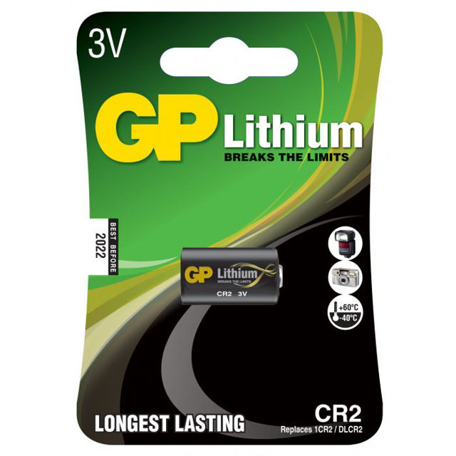 BATTERI GP PRO LITHIUM CR2 (1CR2/DLCR2)