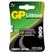 BATTERI GP PRO LITHIUM CR123A