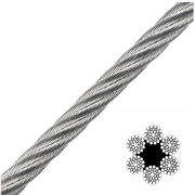 WIRE 6X36WS+1 FC GALVANISERT