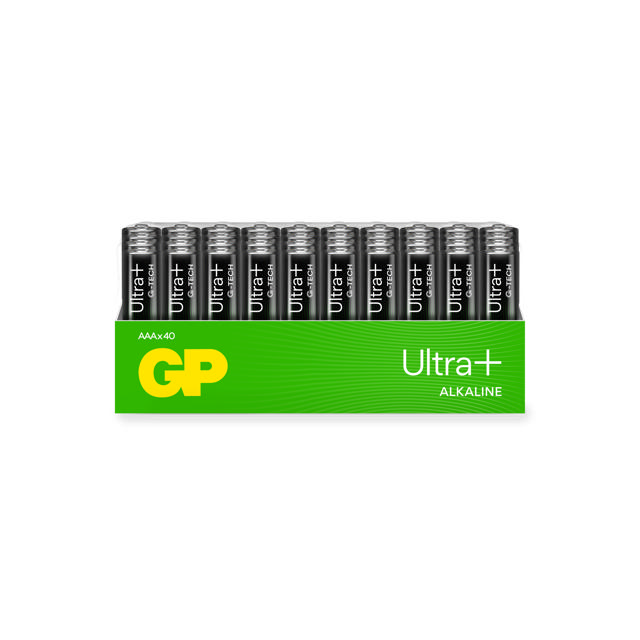 BATTERI LR03 1,5V AAA - GP ULTRA PLUS 24AUP ALKALINE