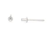 TETT BLINDNAGLE MED PANHODE, ALUMINIUM/ALUMINIUM