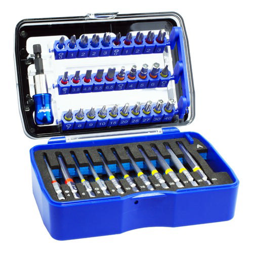 BITSSETT MED 6KT, PZ, PH,TV OG TX M/CHUCK BONDTOOLS