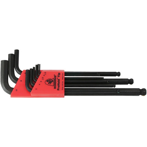 SEKSKANTNØKKEL SETT 1,5-10mm - BONDTOOLS BT1320 M/KULE