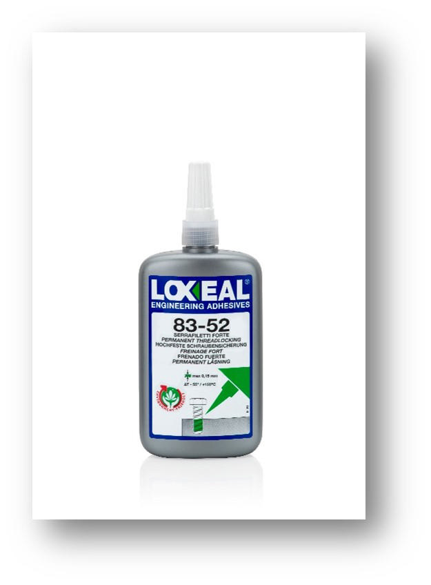 LÅSEVÆSKE 250ML - LOXEAL 83-52 GREEN L PERMANENT STERK